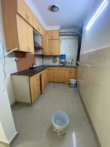 Kitchen in 2 BHK Builder Floor at Malviya Nagar – for Rent