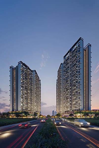 3.5 BHK + Servant Room 2464 Sq.Ft. Apartment in Signature Global De Luxe DXP