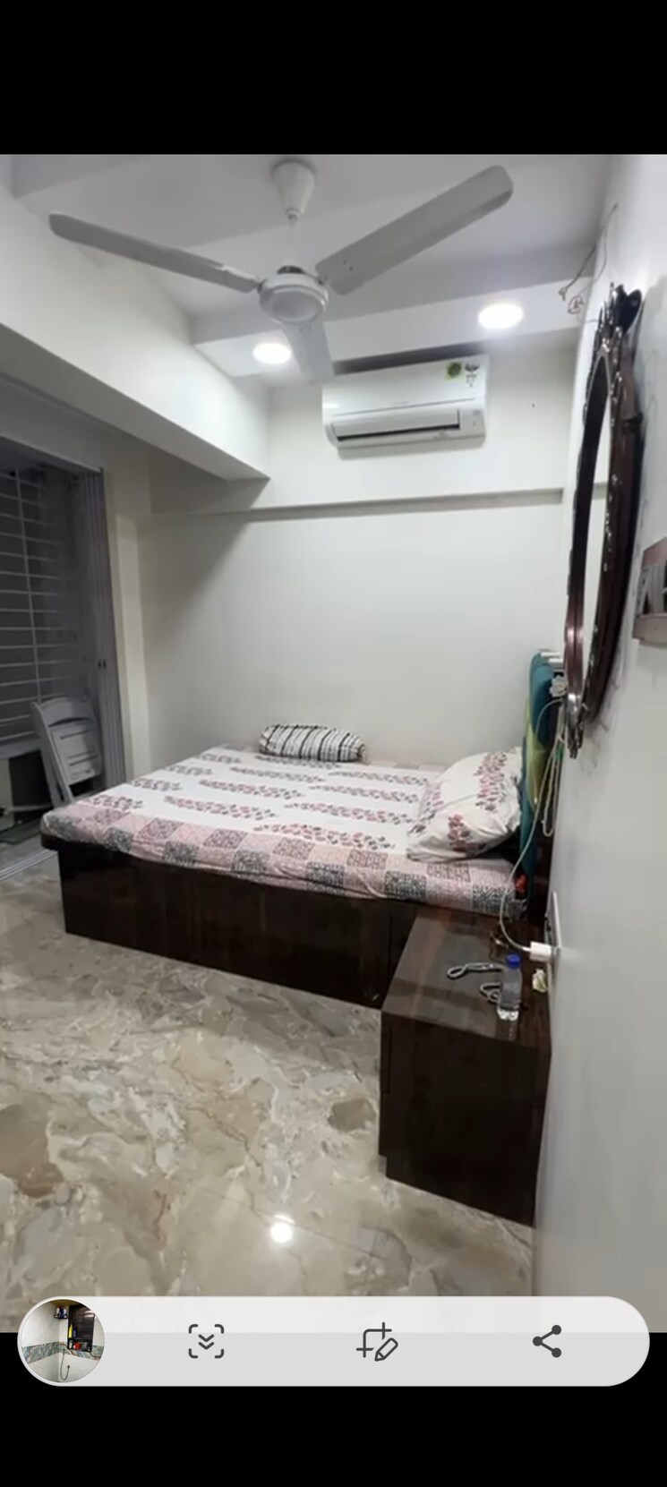 Master Bedroom, united-park 2 Bedroom 700 Sq.Ft. Apartment In Jogeshwari West Mumbai 8036669