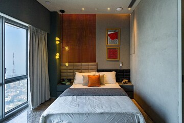 Bedroom in 4 BHK Apartment at Lodha The World Towers World One Tier 2, Worli – for Rent