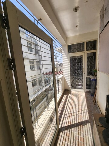 Balcony in 3 BHK Apartment at Ansal API Palm Floors, Sushant Golf City – for Rent