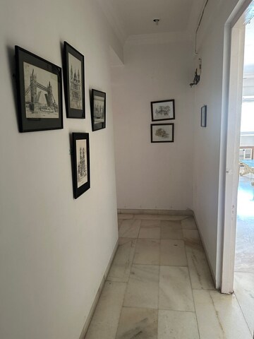 Building Lobby in 3 BHK Apartment at Juhu – for Rent
