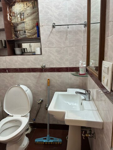 Bathroom in 3 BHK Apartment at Juhu – for Rent