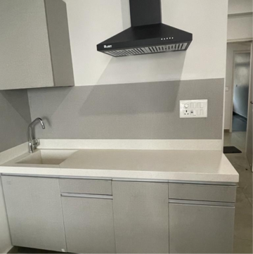 Kitchen in 1 RK Apartment at DLF City Phase III, Dlf Cyber City – for Rent