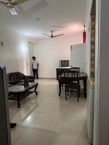 Living Room in 3 BHK Apartment at Raheja Teachers Apartments, Sector 31 – for Rent