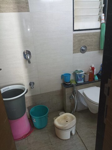 Bathroom in 2 BHK Apartment at Mittal Sun Exotica, Yewalewadi – for Rent