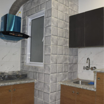 Kitchen in 2 BHK Apartment at DLF City Phase III, Dlf Cyber City – for Rent