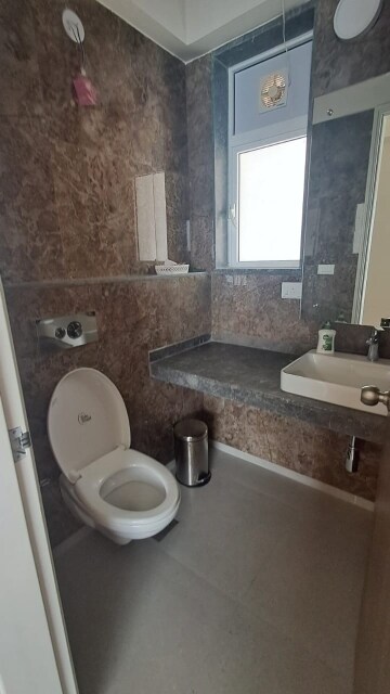 Bathroom in 3 BHK Apartment at LnT Realty Crescent Bay, Parel – for Sale