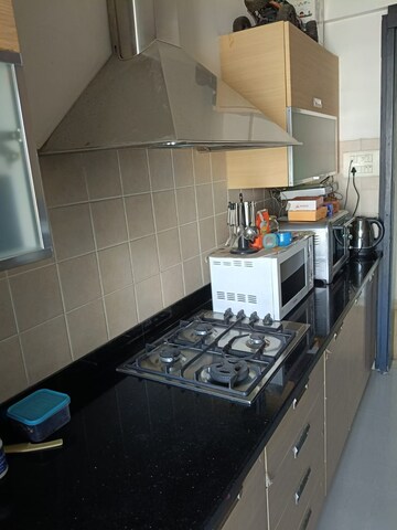 Kitchen in 2 BHK Apartment at Raheja Atlantis, Lower Parel – for Sale
