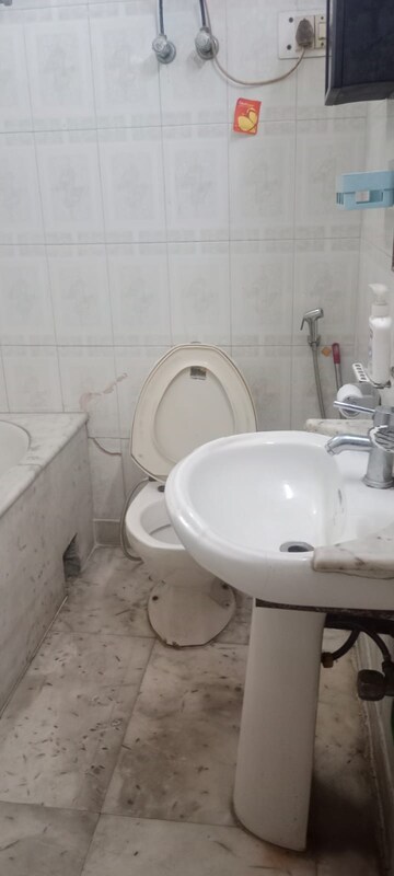 Bathroom in 2 BHK Builder Floor at Chittaranjan Park – for Sale