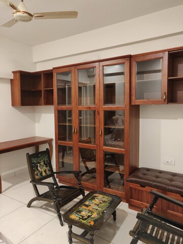 Living Room in 4 BHK Apartment at Thanisandra – for Sale