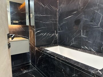 Attached Bathroom in 3 BHK Apartment at Lodha The World Towers World One Tier 2, Worli – for Rent