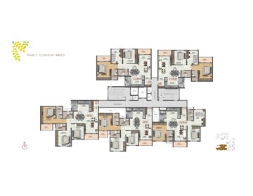 Floor Plan in 2 BHK Apartment at Vidyaranyapura – for Sale