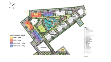Master Plan in 3.5 BHK Apartment at Smart World One DXP, Sector 113 – for Sale