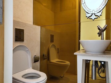 Bathroom in 3 BHK Apartment at Lodha New Cuffe Parade, Wadala – for Rent