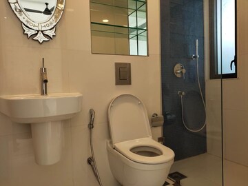 Bathroom in 3 BHK Apartment at Lodha New Cuffe Parade, Wadala – for Rent