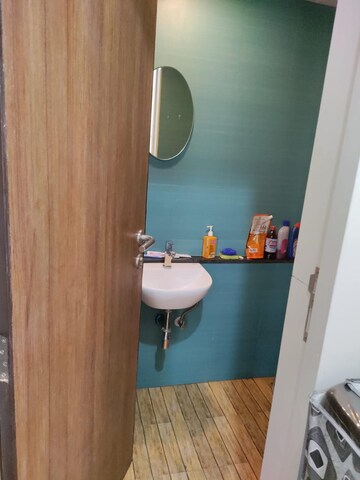 Bathroom in 1 BHK Apartment at Lodha Crown Quality Homes, Majiwada – for Rent