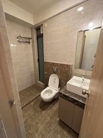 Bathroom in 3 BHK Apartment at Rajesh Raj Infinia, Malad West – for Sale