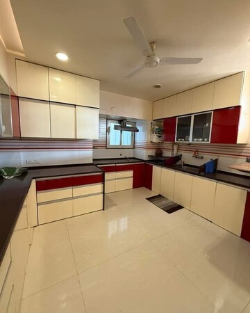 Kitchen in 5 BHK Apartment at Manikchand Malabar, Lulla Nagar – for Sale