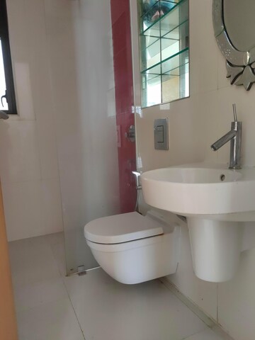 Bathroom in 3 BHK Apartment at Lodha New Cuffe Parade, Wadala – for Rent