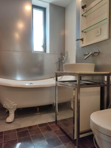 Bathroom in 3 BHK Apartment at Lodha New Cuffe Parade, Wadala – for Rent