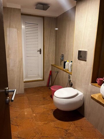 Bathroom in 2 BHK Apartment at Ruparel Ariana, Parel – for Rent