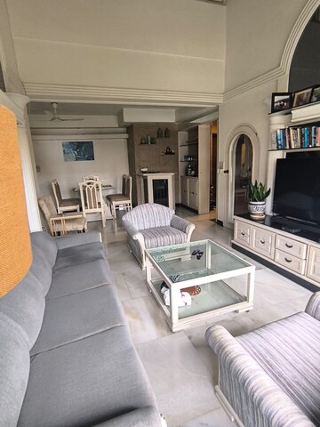 Living Room in 3 BHK Apartment at Milton Apartment, Santacruz West – for Rent