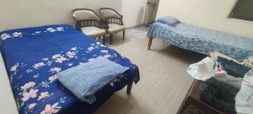 Bedroom in 1 BHK Builder Floor at Mehrauli – for Rent