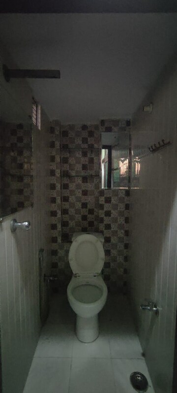 Bathroom in 1 BHK Builder Floor at Mehrauli – for Rent