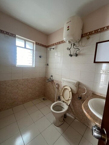 Bathroom in 3 BHK Apartment at S Balan Meenakshi Classic, Hsr Layout – for Rent