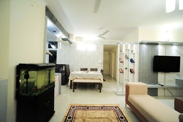 Kitchen in 3 BHK Apartment at Omaxe The Palace, Gomti Nagar – for Rent