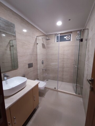 Bathroom in 4 BHK Apartment at Safdarjung Development Area – for Rent