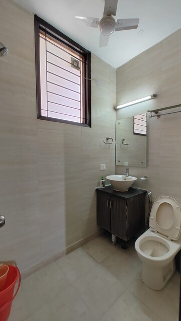 Bathroom in 3 BHK Apartment at Vasant Kunj – for Rent