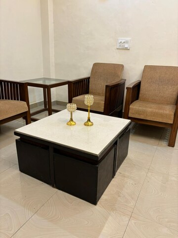 Living Room in 2 BHK Apartment at Greater Kailash I – for Rent