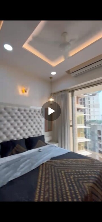 Bedroom in 3 BHK Apartment at Transcon Triumph Tower, Andheri West – for Rent