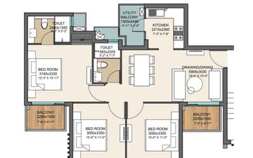 3 BHK Apartment For Sale in Nirala Trio, Tech Zone 4 Greater Noida