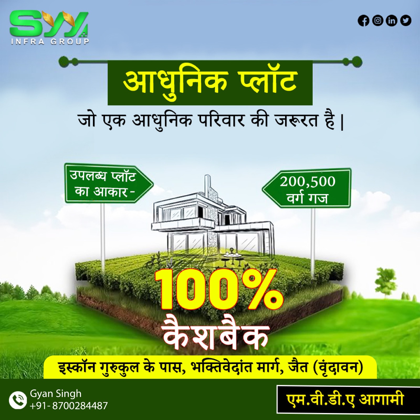 Plot For Sale in Vrindavan