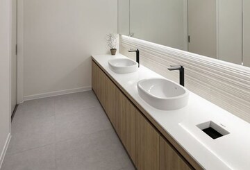 Bathroom in  Office Space at Omkar The Summit Business Bay, Andheri East – for Rent