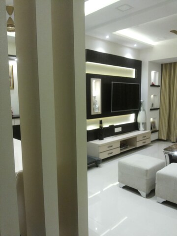 Living Room in 2 BHK Apartment at Skylark Apartments, Ghansoli – for Rent