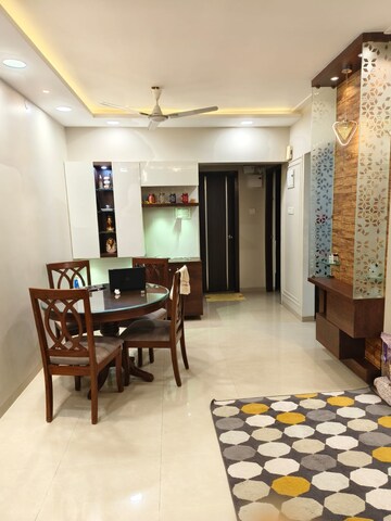 Living Room in 2 BHK Apartment at Sudarshan Sky Garden, Ghodbunder Road – for Rent