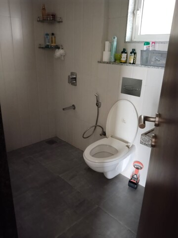 Bathroom in 2 BHK Apartment at Sheth Avalon Phase 2, Majiwada – for Rent