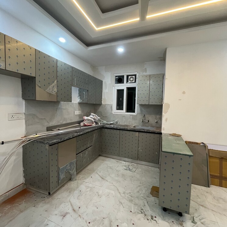 Kitchen, risland-sky-mansion 3 Bedroom 1200 Sq.Ft. Builder Floor In Chattarpur Delhi 8038131