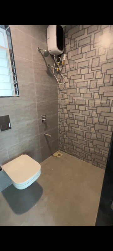 Bathroom in 3 BHK Apartment at Mahavir Square, Manpada – for Rent