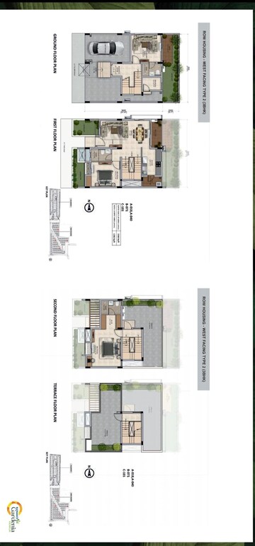 Floor Plan in 3 BHK Villa at Hennur – for Sale