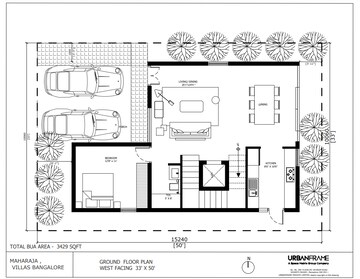 Floor Plan in 4 BHK Apartment at Devanahalli – for Sale