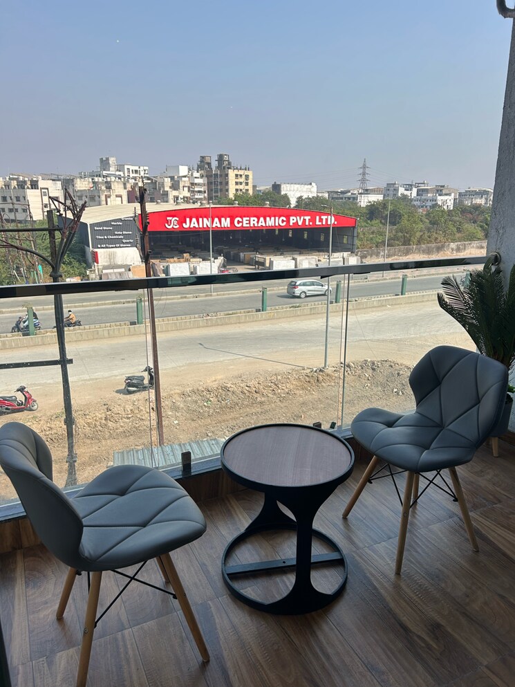 Balcony, new althan 2 Bedroom 1305 Sq.Ft. Apartment In New Althan Surat 8038426
