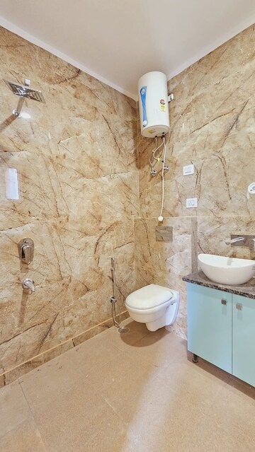 Bathroom in 2 BHK Builder Floor at Saket – for Rent