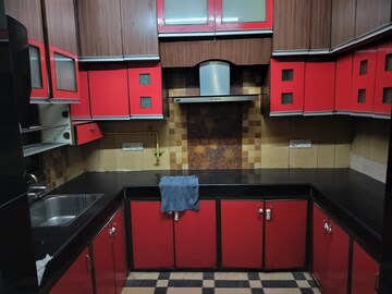 Kitchen in 3 BHK Apartment at Katwaria Sarai – for Rent