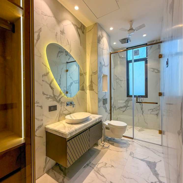 Bathroom, greater kailash i 4 Bedroom 2700 Sq.Ft. Builder Floor In Greater Kailash I Delhi 8038484