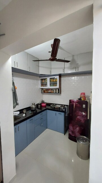 Kitchen in 1 BHK Apartment at Radhe Krishna Residency Khardipada, Khardipada – for Sale